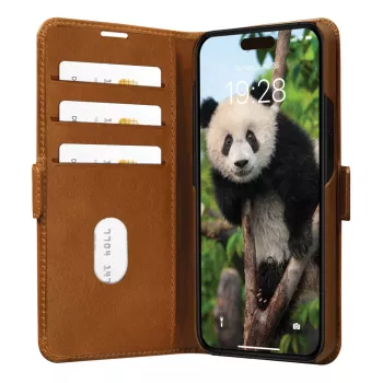 dbramante1928 Copenhagen - iPhone 17e/16e/15/14/13 - Tan, folio, Apple, iPhone 17e/16e/15/14/13, ruskea
