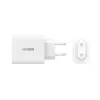 j5create JUP3365E-EN 65W GaN USB-C® 3-porttinen laturi, sisäkäyttöön, AC, valkoinen