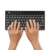 R-Go Tools ergonominen näppäimistö R-Go Compact Break, kompakti näppäimistö tauko-ohjelmistolla, AZERTY (BE), Bluetooth, musta