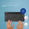 R-Go Tools ergonominen näppäimistö R-Go Compact Break, kompakti näppäimistö tauko-ohjelmistolla, AZERTY (BE), Bluetooth, musta