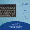 R-Go Tools ergonominen näppäimistö R-Go Compact Break, kompakti näppäimistö tauko-ohjelmistolla, AZERTY (BE), Bluetooth, musta