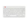 R-Go Tools ergonominen näppäimistö R-Go Compact Break, kompakti näppäimistö tauko-ohjelmistolla, AZERTY (BE), Bluetooth, valkoinen