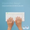 R-Go Tools ergonominen näppäimistö R-Go Compact Break, kompakti näppäimistö tauko-ohjelmistolla, AZERTY (BE), Bluetooth, valkoinen