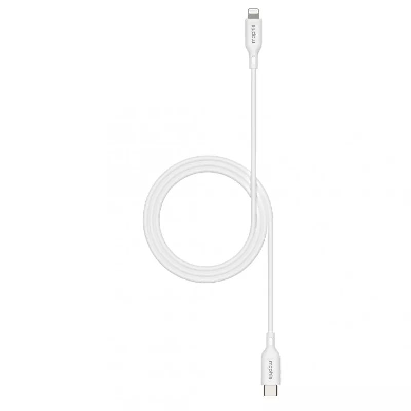 mophie essentials Lightning - USB-C | latauskaapeli (1M) valkoinen