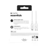 mophie essentials Lightning - USB-C | latauskaapeli (1M) valkoinen