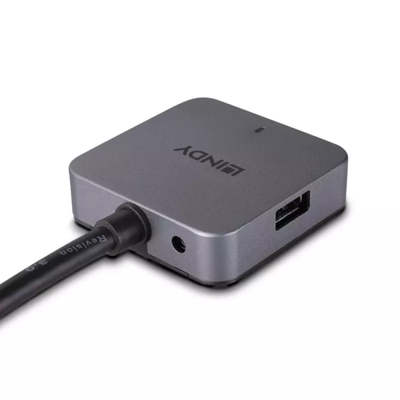 Lindy 5m USB 3.0 -keskitin 4 porttia