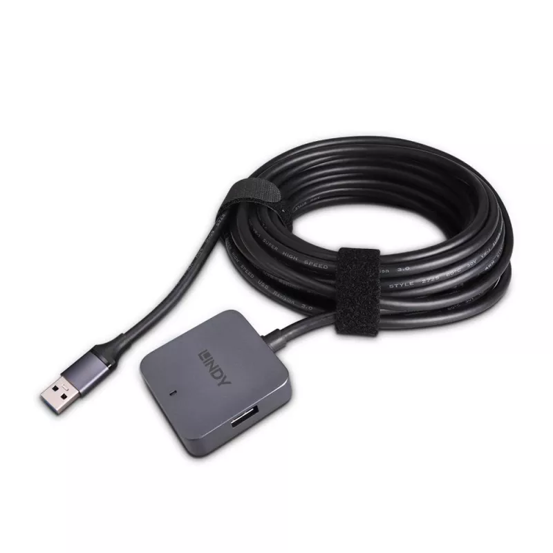 Lindy 5m USB 3.0 -keskitin 4 porttia