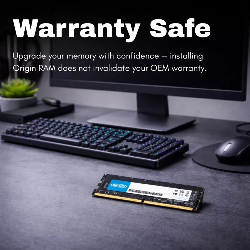 Origin Storage OM16G55600U1RX8NE11 16 GB DDR5 5600 MHz UDIMM 1Rx8 Non-ECC 1,1 V (PC5-44800)