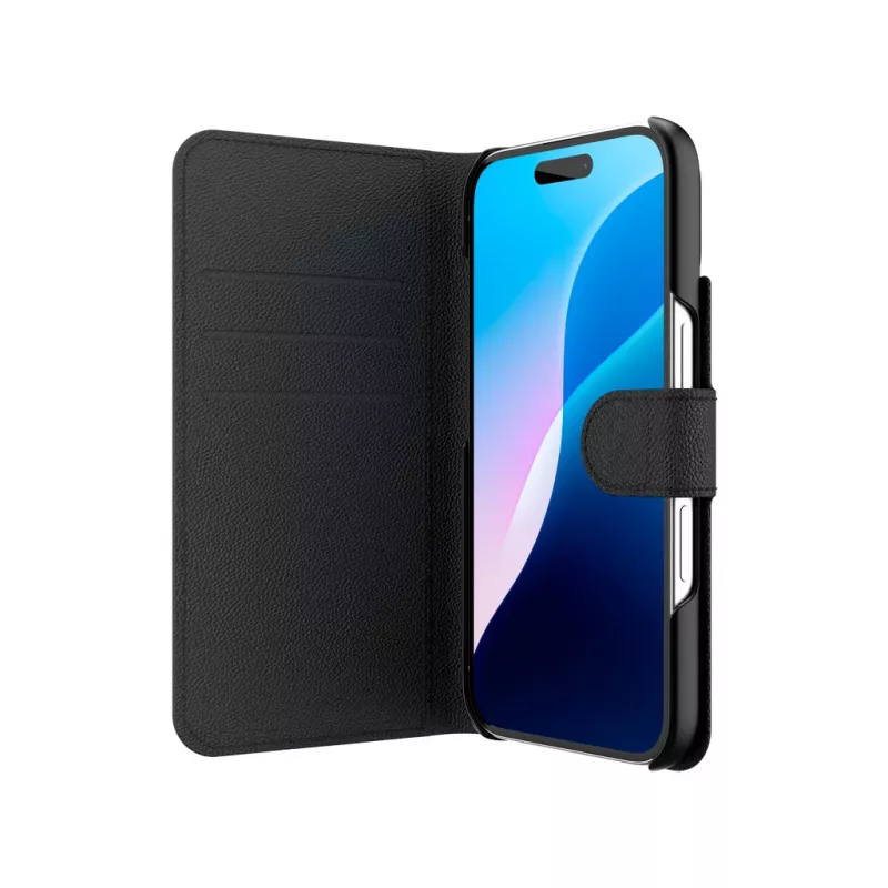 iFrogz 302315354 Defence Folio -kotelo Apple iPhone 16 -laitteelle, musta