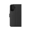 iFrogz 302315354 Defence Folio -kotelo Apple iPhone 16 -laitteelle, musta