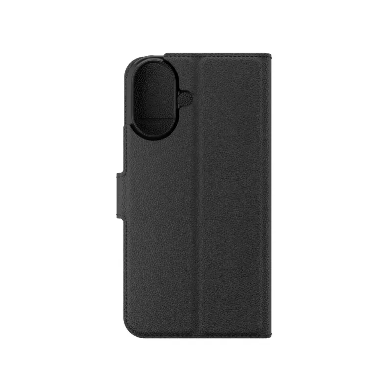iFrogz 302315354 Defence Folio -kotelo Apple iPhone 16 -laitteelle, musta