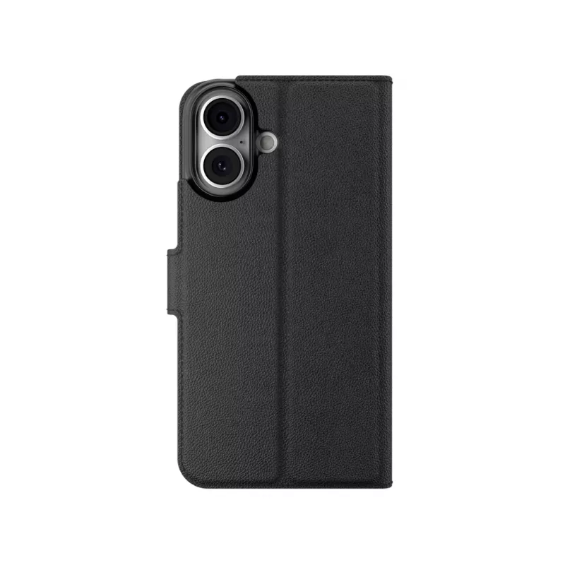 iFrogz 302315354 Defence Folio -kotelo Apple iPhone 16 -laitteelle, musta