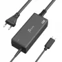 USB-C PD -virtasovitin j5create JUP1265 — 65W, sisäkäyttöön, musta, muovia, 118×32×50 mm (EU)