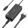 USB-C PD -virtasovitin j5create JUP1265 — 65W, sisäkäyttöön, musta, muovia, 118×32×50 mm (EU)