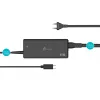 USB-C PD -virtasovitin j5create JUP1265 — 65W, sisäkäyttöön, musta, muovia, 118×32×50 mm (EU)