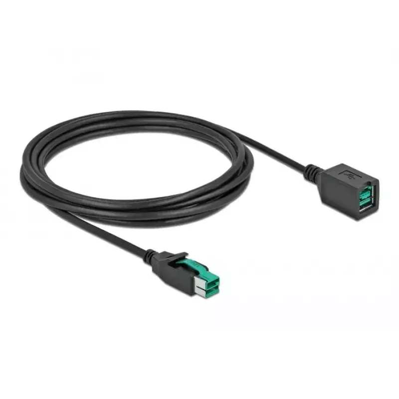 Virtalähdöllinen USB-jatkokaapeli DeLOCK 85982 12V 3m