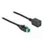 Virtalähdöllinen USB-jatkokaapeli DeLOCK 85982 12V 3m