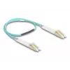 Kuitukaapeli DeLOCK 88078 LC Duplex - LC Duplex OM3 0,5 m