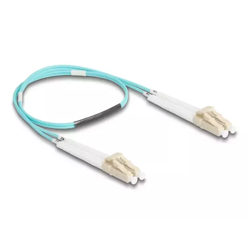 Kuitukaapeli DeLOCK 88078 LC Duplex - LC Duplex OM3 0,5 m