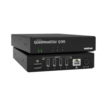 Matrox QuadHead2Go Q185 -moninäyttöohjainlaite / Q2G-DP4K2