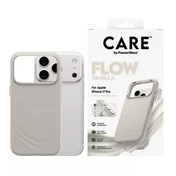 PanzerGlass CARE™ by ® Flow Case Vanilla MagSafe-yhteensopiva iPhone 17 Pro