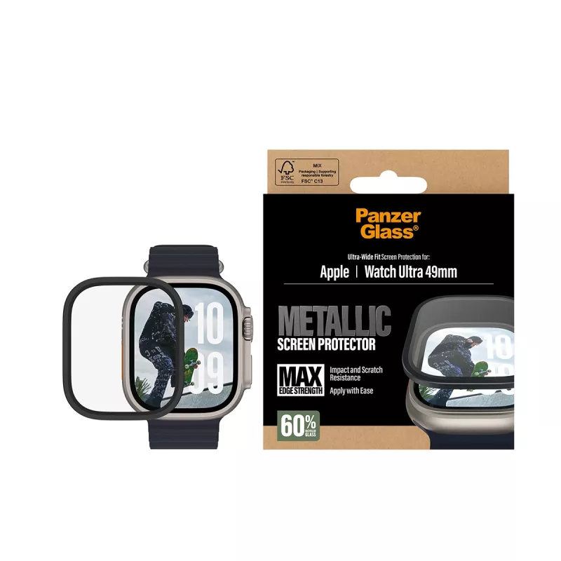 PanzerGlass® näytönsuojakalvo Metallic Apple Watch Ultra 3 | Ultra 2 | Ultra | 49mm