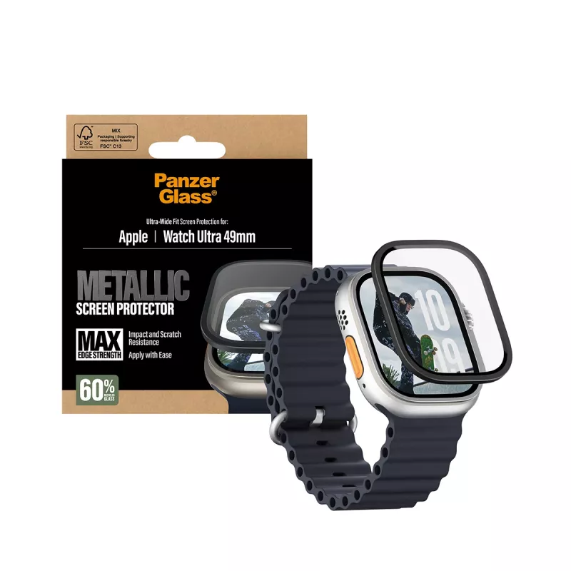 PanzerGlass® näytönsuojakalvo Metallic Apple Watch Ultra 3 | Ultra 2 | Ultra | 49mm
