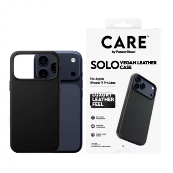 Suojakotelo Case PanzerGlass CARE Solo iPhone 17 Pro Maxille, musta