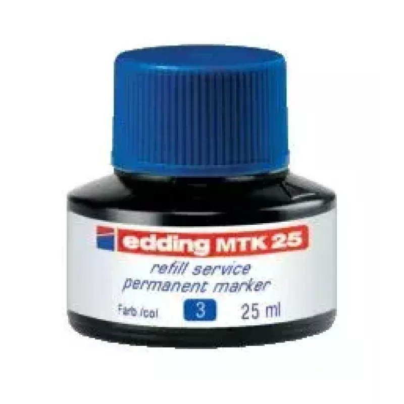 Edding MTK 25 -merkkiaineen täyttö musta 25 ml