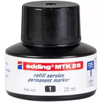 Edding MTK 25 -merkkiaineen täyttö musta 25 ml
