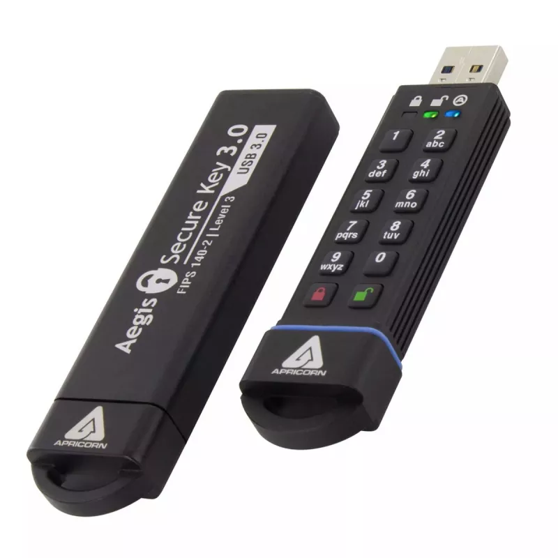 USB-muistitikku Apricorn 480 GB USB Type-A Aegis Secure Key 3.0