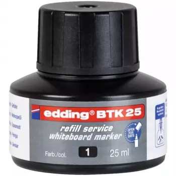Tussin täyttömuste Edding BTK-25 musta 25 ml