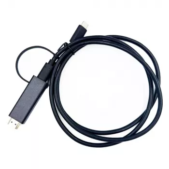Yealink 330000008024 videokaapeli-adapteri 1,2 m HDMI Type-A (standardi) USB Type-C musta