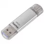 Hama FlashPen C-Laeta 00124162 USB-muistitikku, 32 GB, USB 3.0 / USB Type-C, hopea