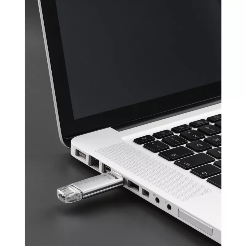 Hama FlashPen C-Laeta 00124162 USB-muistitikku, 32 GB, USB 3.0 / USB Type-C, hopea