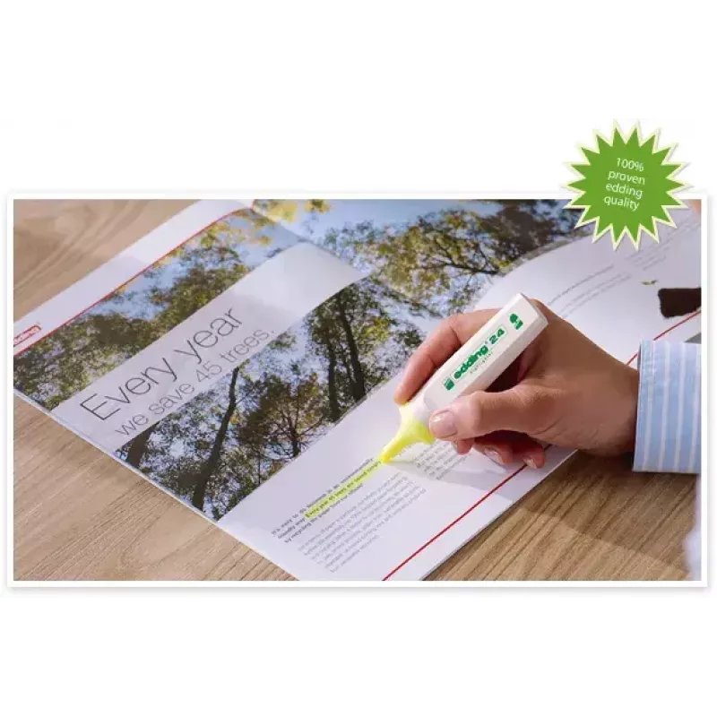 Edding EcoLine 32 flipchart-tussisarja 4-32-4, 1-5 mm, 4 kpl, musta/punainen/sininen/vihreä