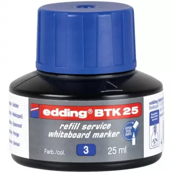 Tussin täyttömuste Edding BTK-25 sininen 25 ml, vaihtomuste tussille