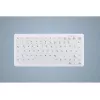 Näppäimistösuoja Active Key AK-C4110 — silikoni, saksalainen asettelu, 291×139×25 mm, valkoinen