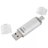 Hama C-Laeta USB-muistitikku 256 GB USB Type-A / USB Type-C 3.2 Gen 1 (3.1 Gen 1) hopea