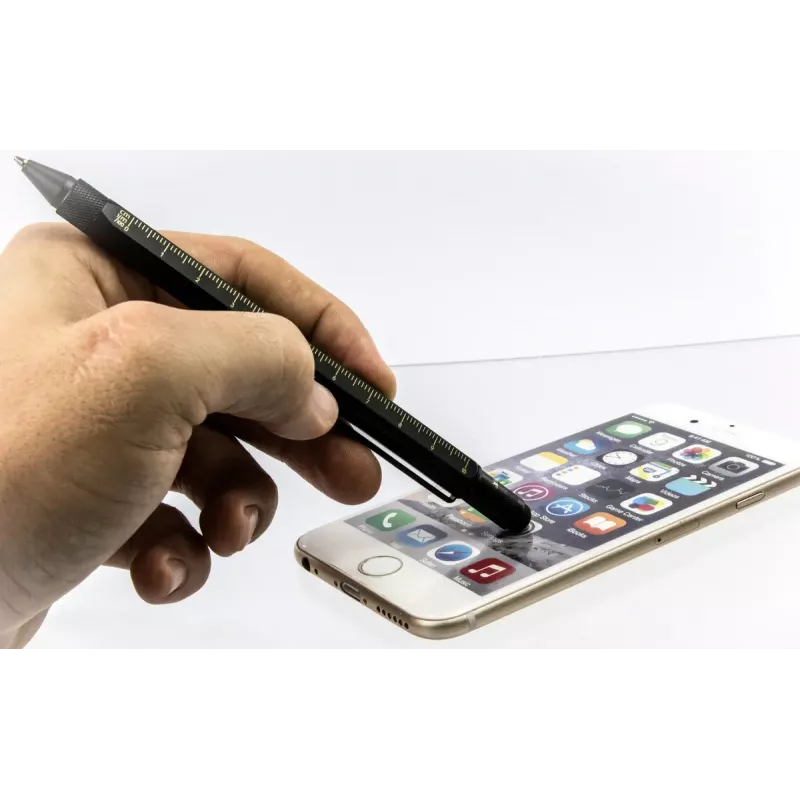Stylus-kynä TROIKA PIP20/BG musta kulta universaali yhteensopivuus