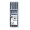 Pysyvämerkki Staedtler 31-9WP4GS musta 4 kpl
