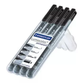 Pysyvämerkki Staedtler 31-9WP4GS musta 4 kpl