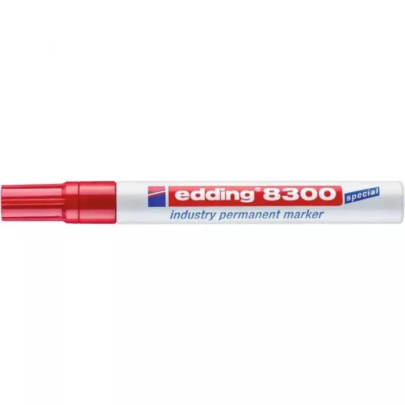 Pysyvämerkki pyöreä kärki Edding 8300 punainen