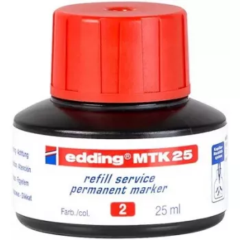 Täyttömuste merkille Edding MTK 25 punainen 25 ml 1 kpl