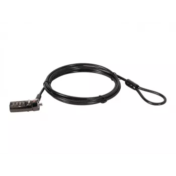 Conceptronic CUSTODIO01BN yhdistelmälukko kannettaviin, Nano-turvalukko, 1,8 m