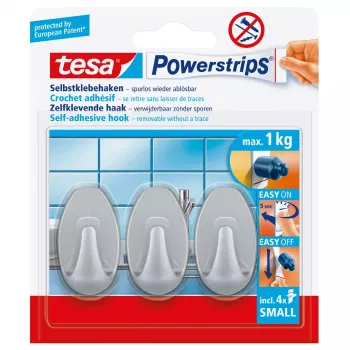Yleiskoukku Tesa Powerstrips Hooks Small OVAL