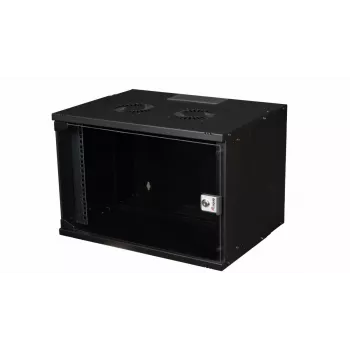 Equip Eco Mount 19 tuuman kaappi, 07HE, 540X400MM, RAL9005 musta