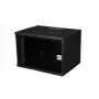 Equip Eco Mount 19 tuuman kaappi, 07HE, 540X400MM, RAL9005 musta