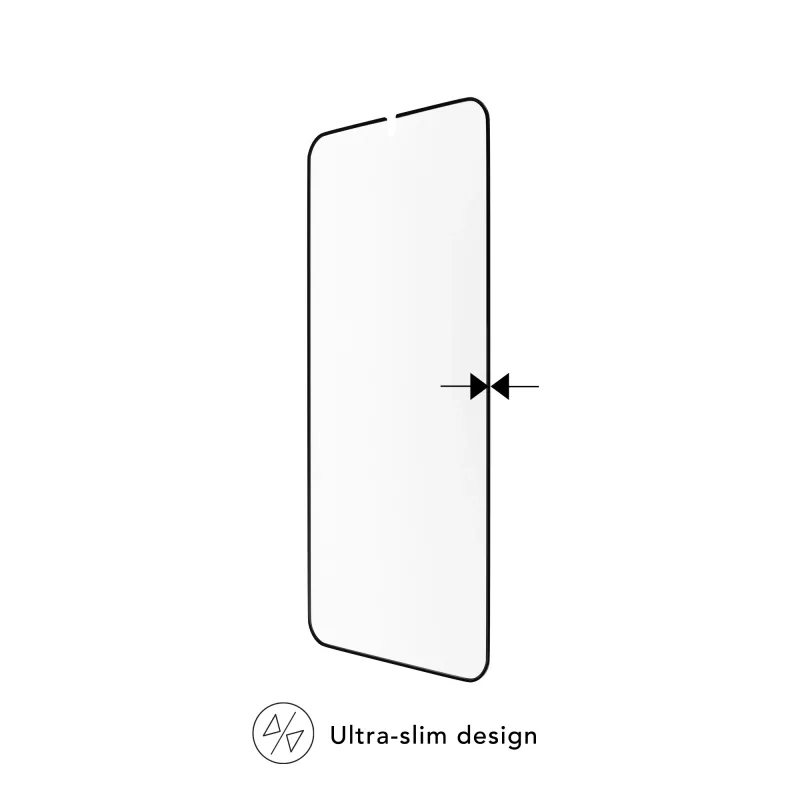 dbramante1928 eco-shield - Galaxy S23 - musta edge karkaistu näytönsuojakalvo