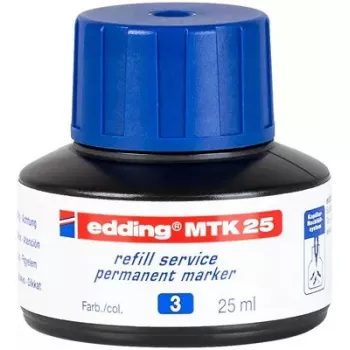 Edding MTK 25 tussin täyttömuste sininen 25 ml 1 kpl